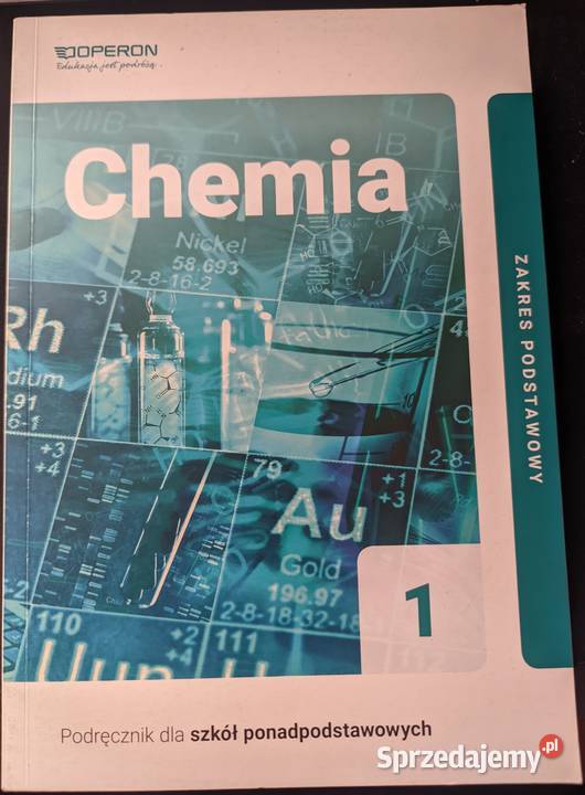 Operon Chemia 1 Podręcznik szkół tradycyjny podręcznik wielkopolskie Kępno