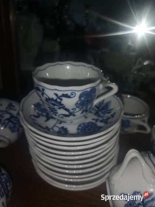 Filiżanka z wzorem cebulowym Blue Danube Gdańsk