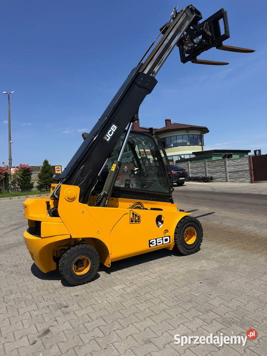 wózek widłowy teleskopowy JCB TLT35D udźwig 3500 diesel Działoszyn sprzedam