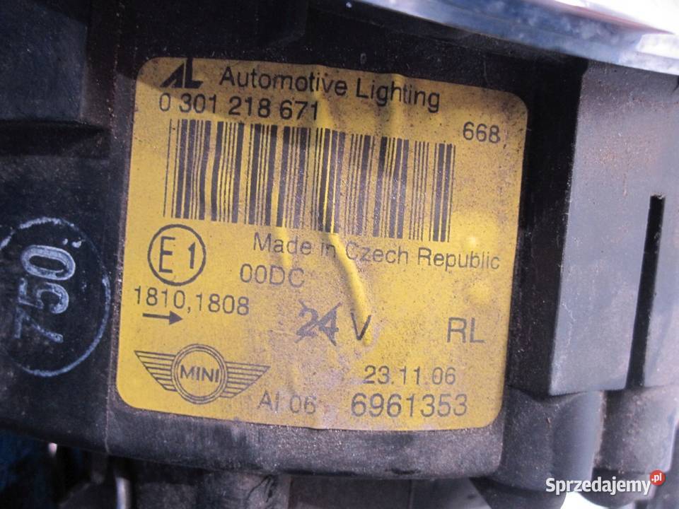 MINI COOPER S R53 07r lampa lewa przód 6961353 Kielce
