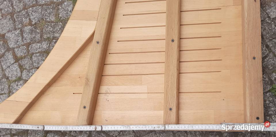 Drewniany blat do stołu biurka duży solidny warmińsko-mazurskie Morąg