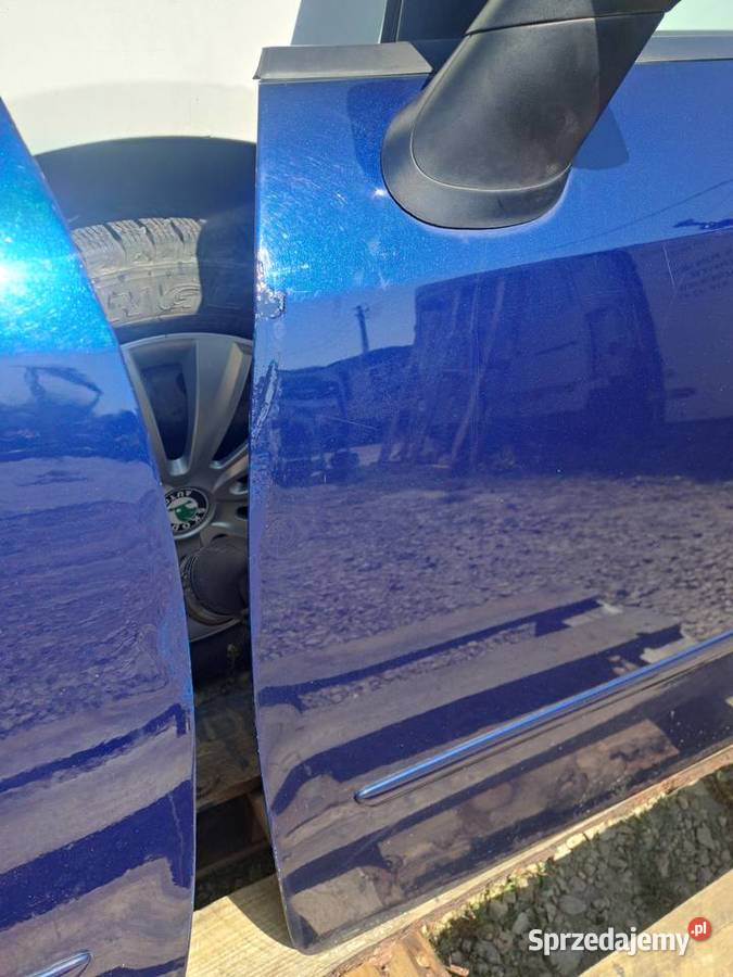 Fiat Linea drzwi kompletne kolor niebieski Motoryzacja śląskie Jastrzębie-Zdrój
