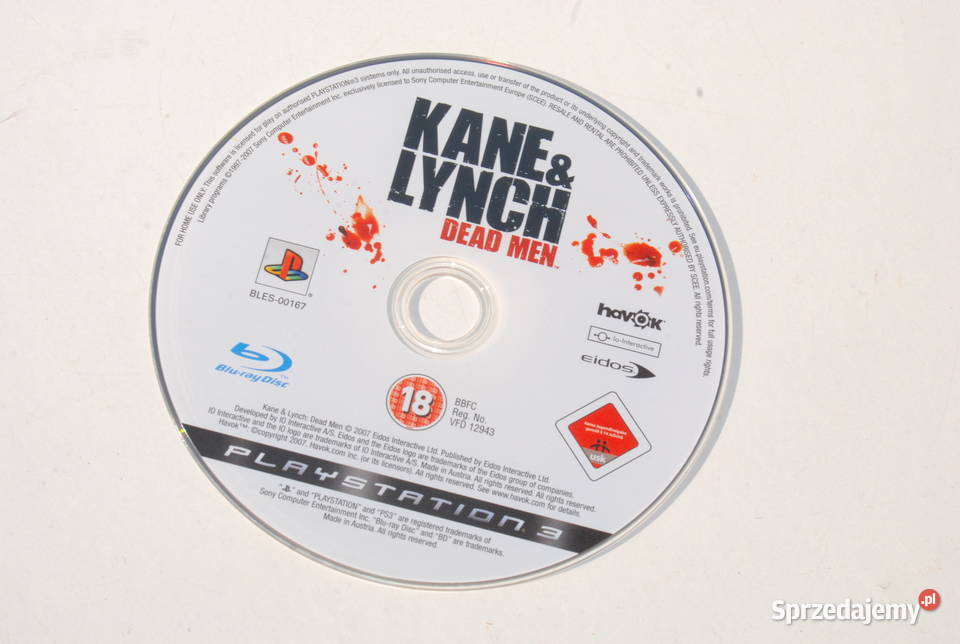 Gra Kane Lynch Dead Men Sony PlayStation 3 3 Cieszyn