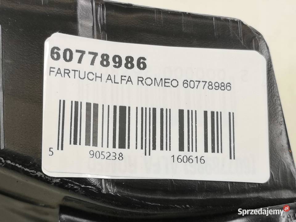 PANEL BOCZNY FARTUCH ALFA ROMEO SPIDER 19982006 osobowe sprzedam