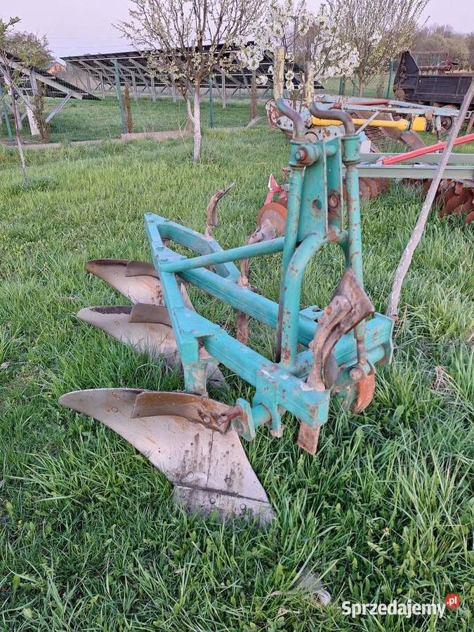 Pług 3 skibowy z przedłużkami nieuszkodzony Ornontowice