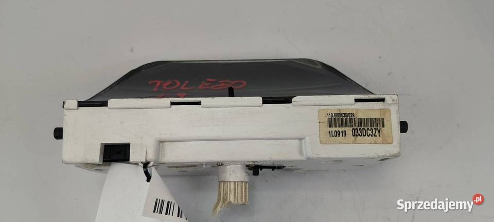 LICZNIK ZEGAR SEAT TOLEDO 1L0919033DC3ZY Pozostałe Części samochodowe Lipno sprzedam