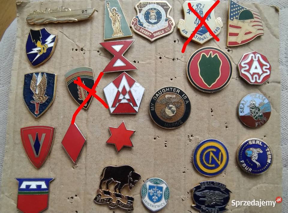 Odznaki wojskowe USA Żory