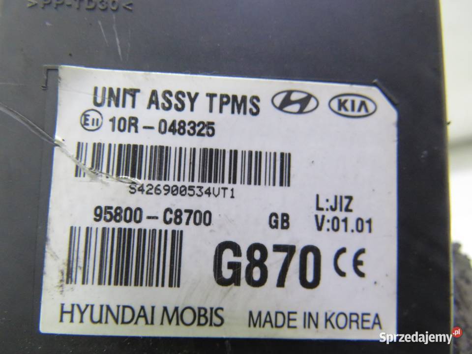 MODUŁ CIŚNIENIA OPONACH HYUNDAI I20 II