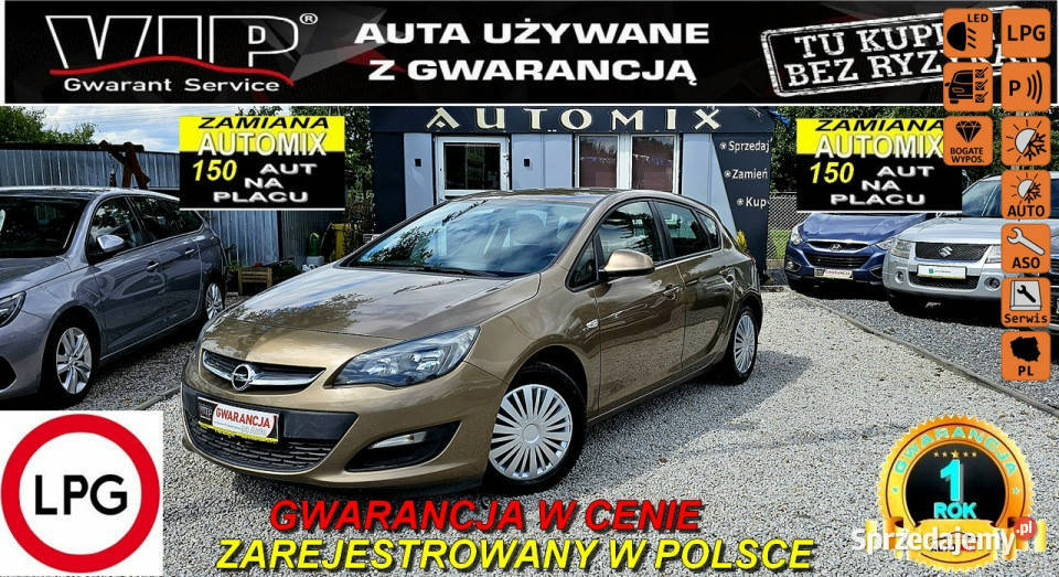 Opel Astra LPG14 100Lift ok4L 1001ROKGwarancji w kurtyny powietrzne Świdnica