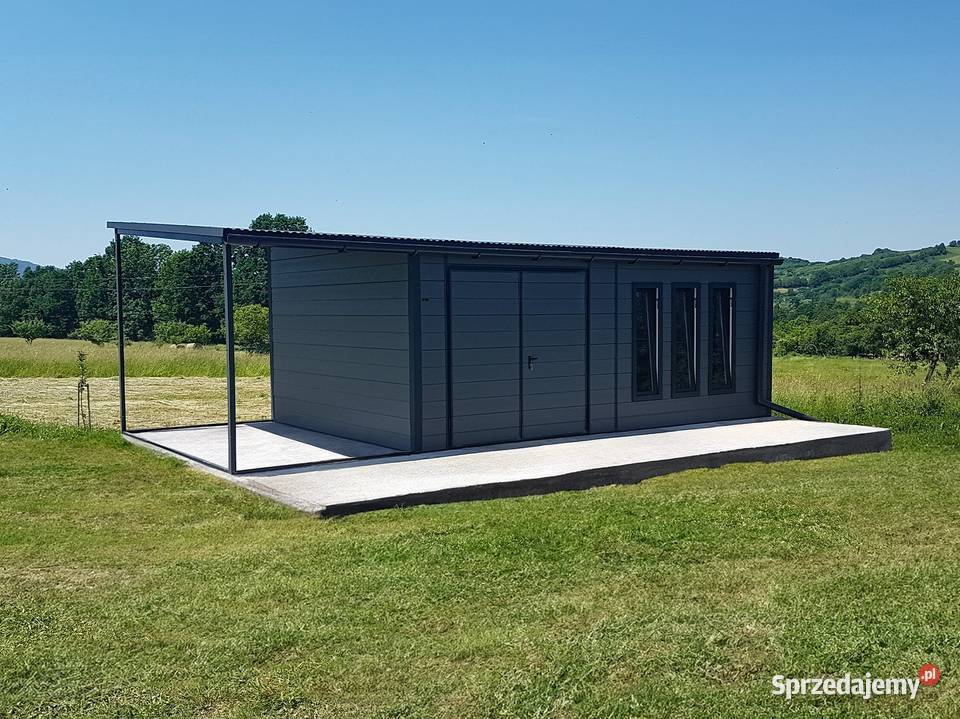 Domek ogrodowy z płyty warstwowej 64m wiatka Sprzedaż Kraków sprzedam