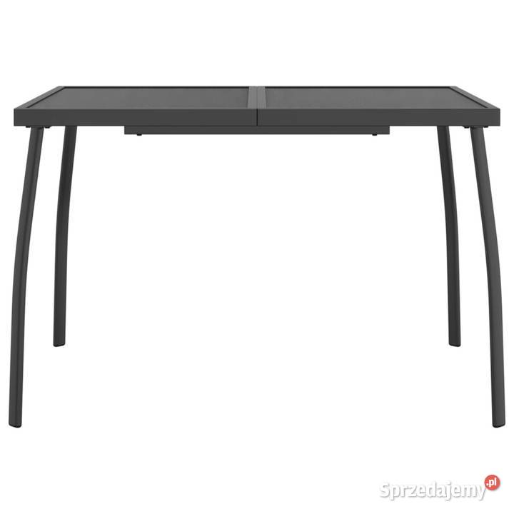 Stolik ogrodowy antracytowy 110x80x72 stalowa Warszawa