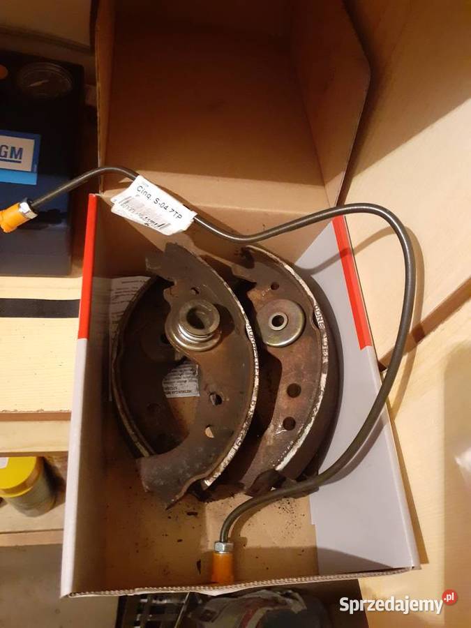 Szczęki hamulcowe tył seicentopanda plus przewód Łódź