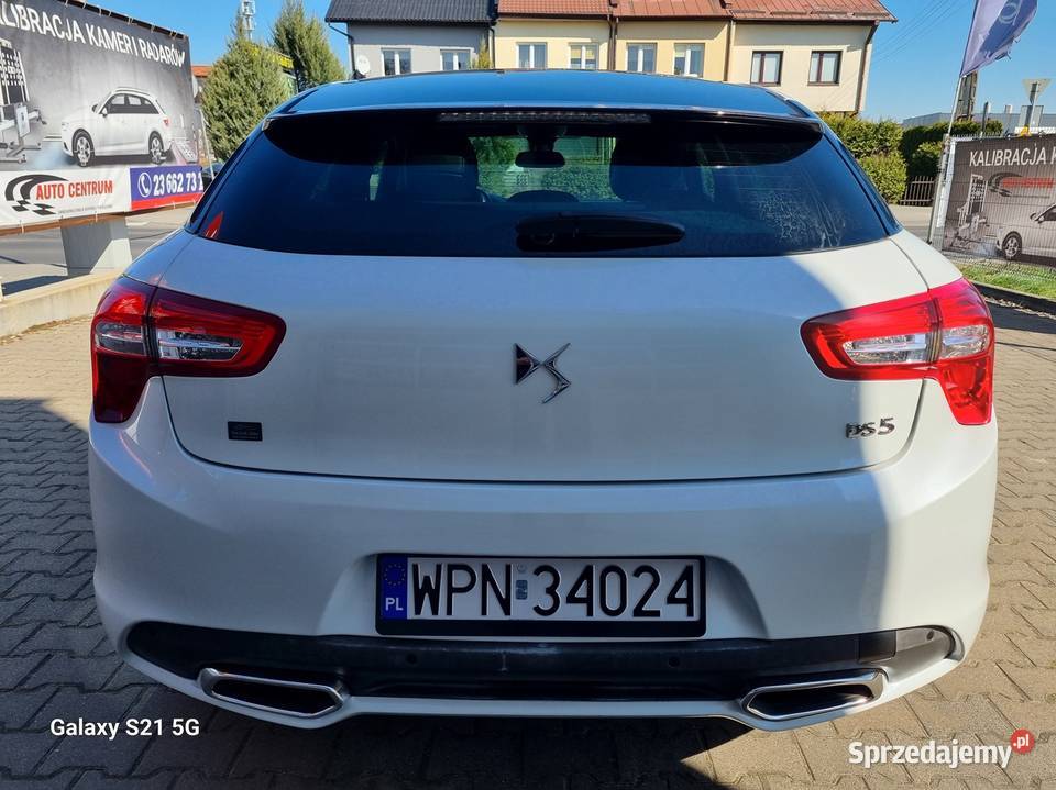 Citroen DS5 16 HDI 115 biała perła skóra navi garażowany DS5
