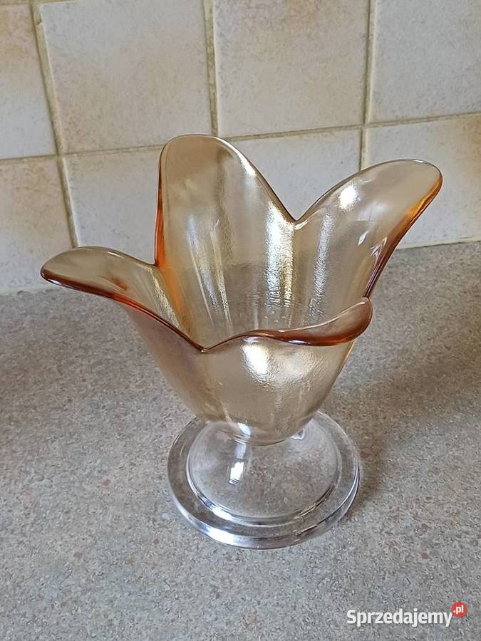 vintage wazon szklany małopolskie Nowy Targ