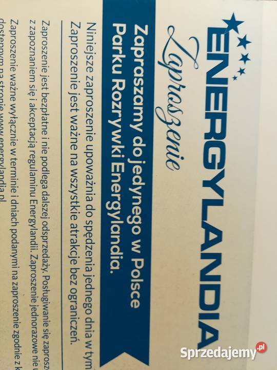 Bilety do Parku Rozrywki ENERGYLANDIA w Zatorze śląskie Racibórz