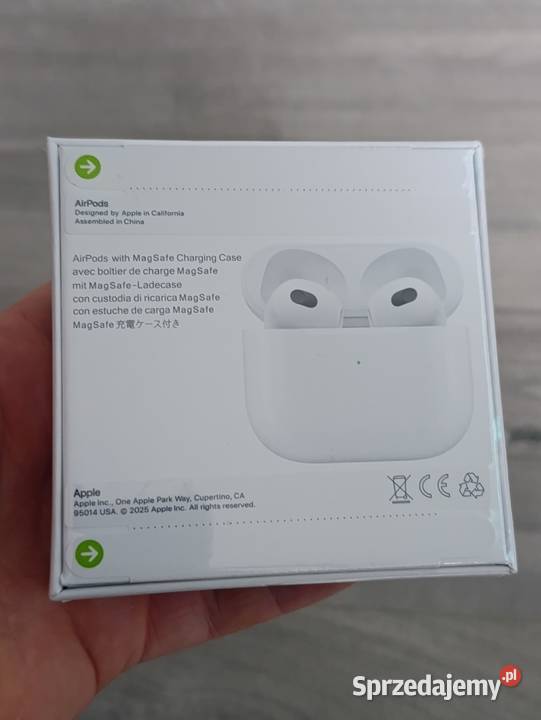 Nowe słuchawki Bezprzewodowe Airpods 3 Siedlce