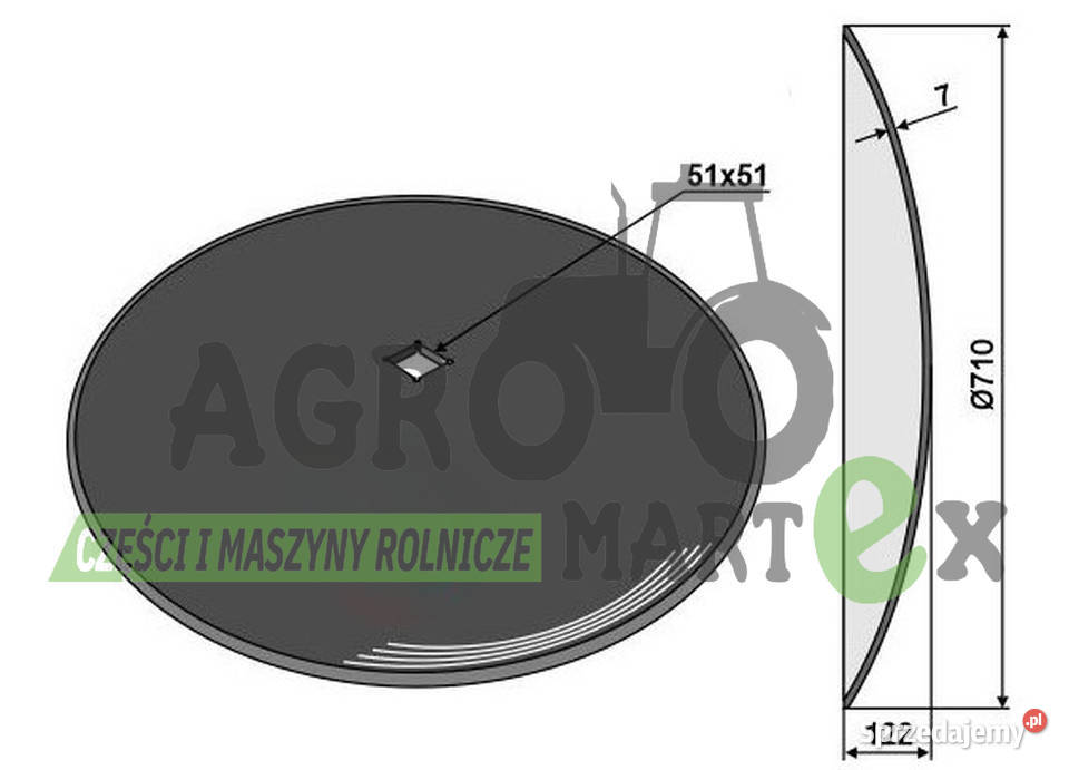 851003298 TALERZ GŁADKI fi710x7 GREGOIRE BESSON Wichrów