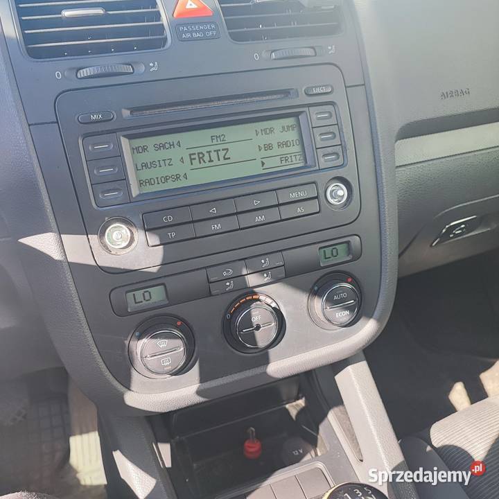 VW Golf 5 14 Benz czarny 3 drzwi 1400cm3 lubuskie Zielona Góra