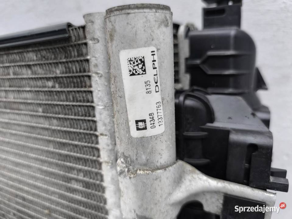 CHŁODNICE KOMPLET WENTYLATOR OPEL ZAFIRA C