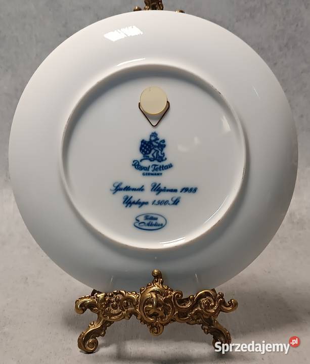 Royal TETTAU 1794 Talerz Kolekcjonerski Julen Dobrzany