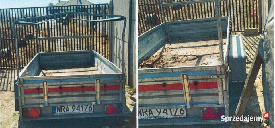 Syndyk sprzeda przyczepkę TEMA BOX mazowieckie Radom sprzedam