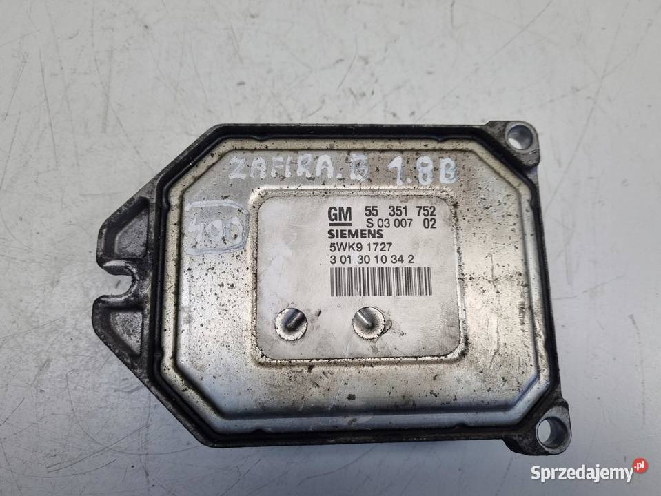 STEROWNIK SILNIKA Opel Zafira A 18 16V 55351752 Rudka sprzedam