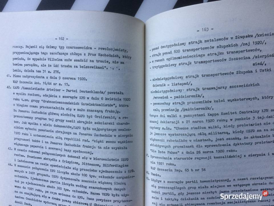 3716 Z Dziejów Ruchu Robotniczego Na Pomorzu Szczecin