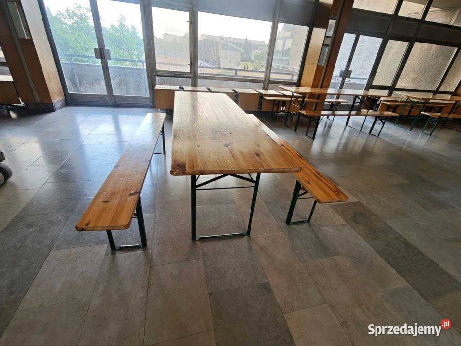 Zestaw biesiadny Bawaria Premium 220x70 stół 2 Góra