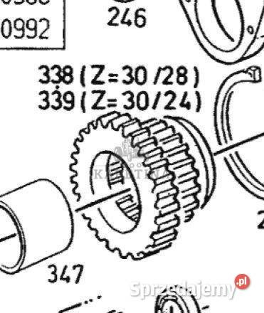 Deutz Fahr Agrostar 611 621 631 671 Koło Zębate wielkopolskie Jastrzębniki