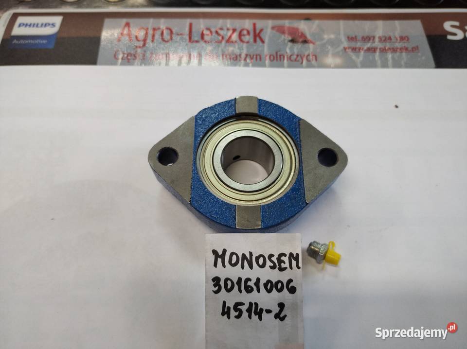 ŁOŻYSKO Z OBUDOWĄ 30161006 MONOSEM 45142 nieuszkodzony Rolnictwo Bielsk Podlaski