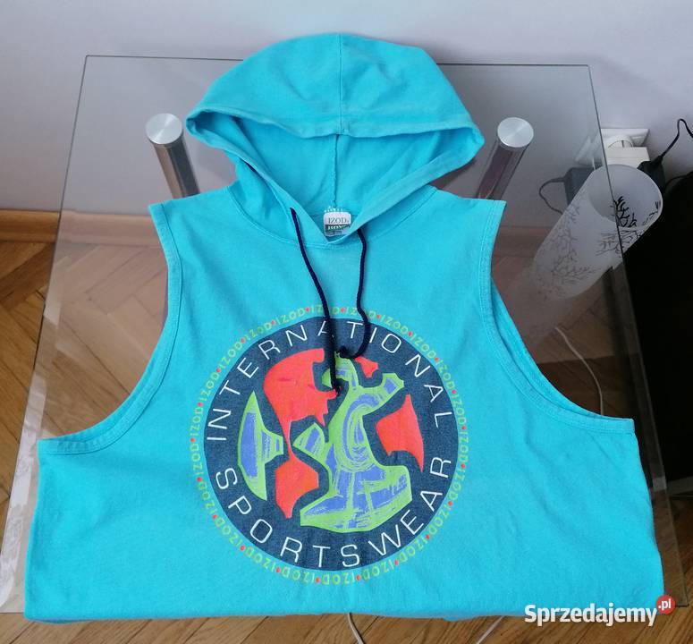 MĘSKA BLUZA Z KAPTUREM BEZ RĘKAWÓW IZOD BOYS RXL Łódź