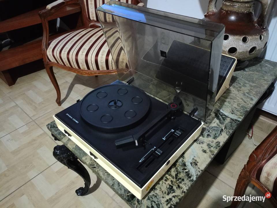 Zabytkowy Gramofon RFT Ziphona Combo 323 Drawski Młyn