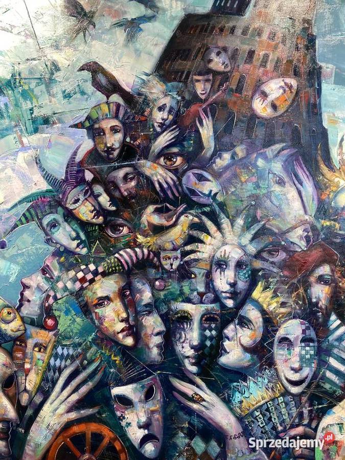 Pitsko Giennadij ten zgiełk Malarstwo Rumia