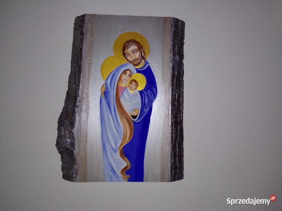Św rodzina ręcznie malowana śląskie Katowice