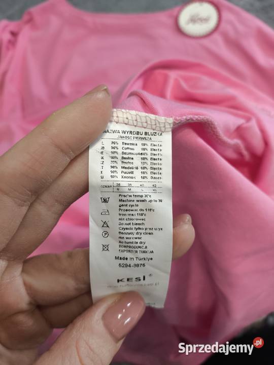 Bluzka damska tunika z kieszeniami różowa wielkopolskie Poznań sprzedam