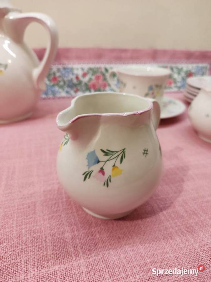 Serwis kawowy porcelanowy 6 osób Schramberger Głuchołazy