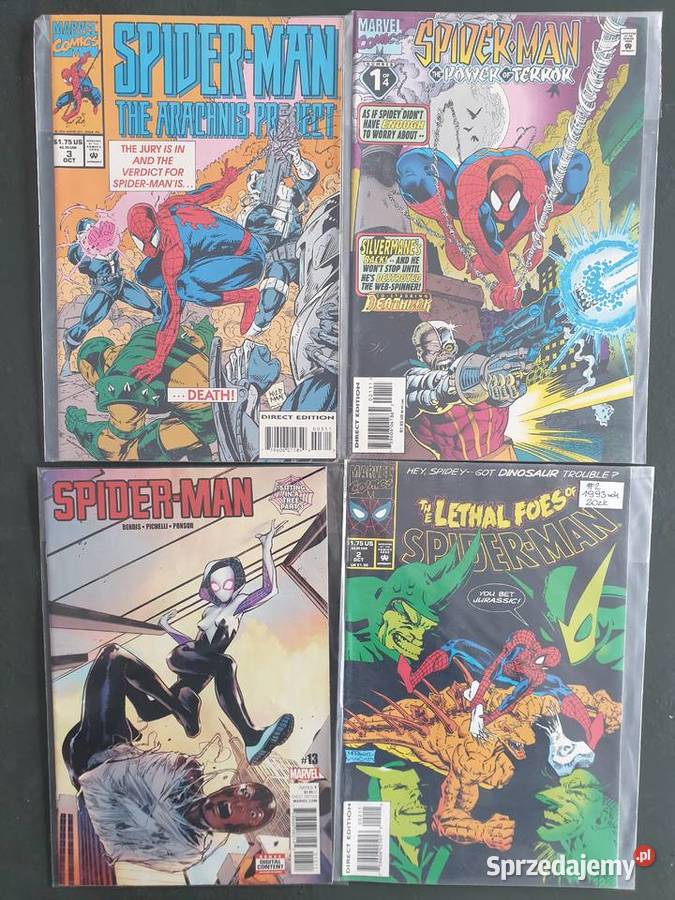 SpiderMan zestaw 21 oryginalnych komiksów USA Gdynia