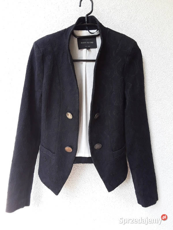 Czarny żakiet River Island r 836 Rozmiar 36(S) Warszawa