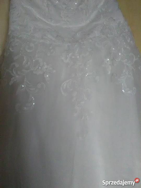 Suknia slubna bolerko buty Włocławek