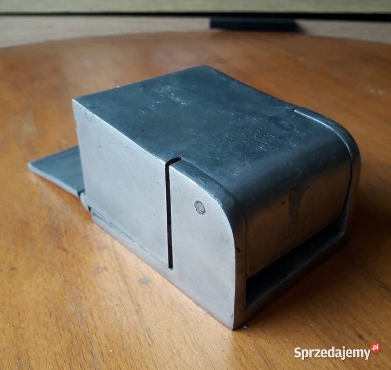 Stara duża popielniczka kolejowa wagonowa PKP pomorskie Gdynia