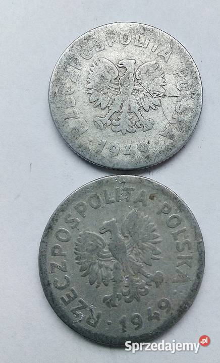 POLSKA 2X 1 1949 rbzmAL