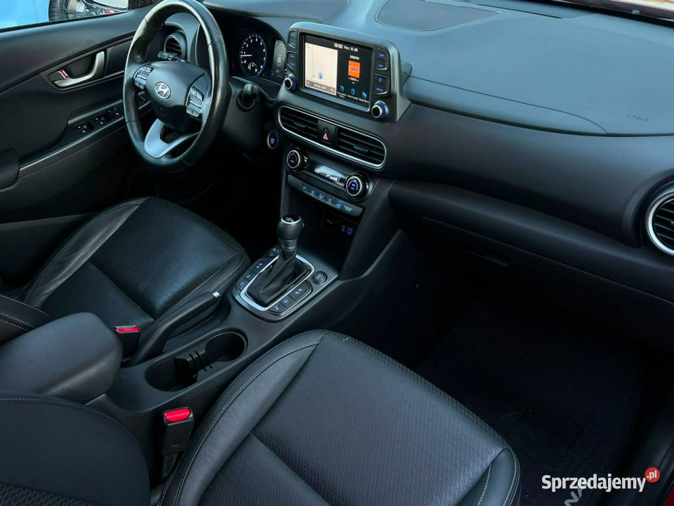 Hyundai Kona 16 TGDI 177 4WD 7DCT Premium Salon lakier metallic Piotrków Trybunalski sprzedam