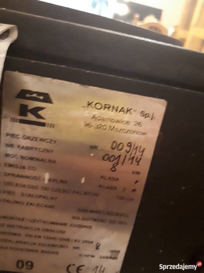 Piec koza kominek czarny Stare Babice