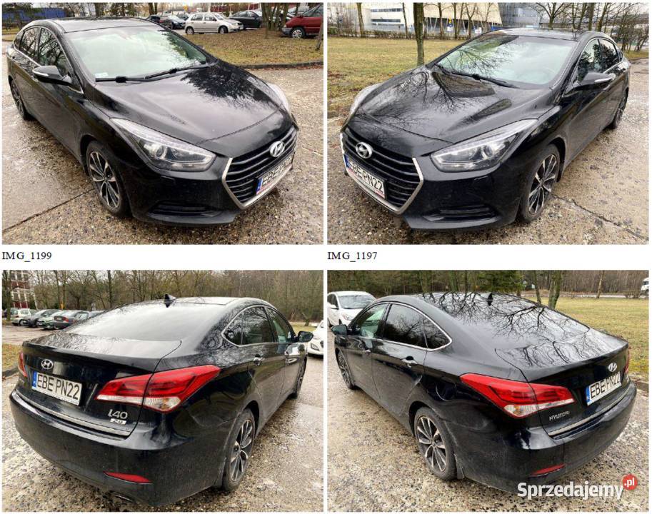 Hyundai i40 20 GDI czarny Rogówiec