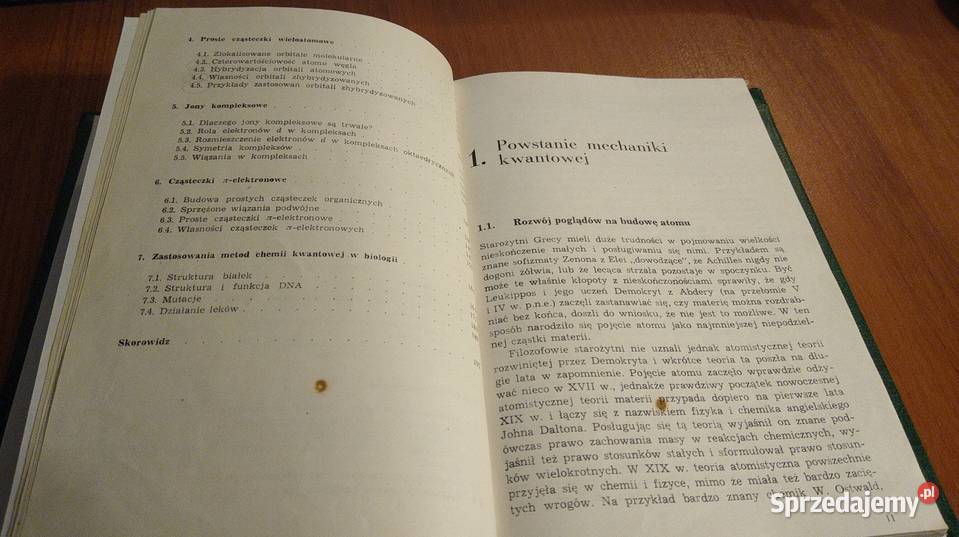 Elementy chemii kwantowej sposobem Gdańsk