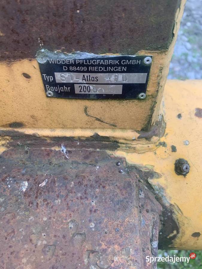 Pług Widder atlas nieuszkodzony Zamość