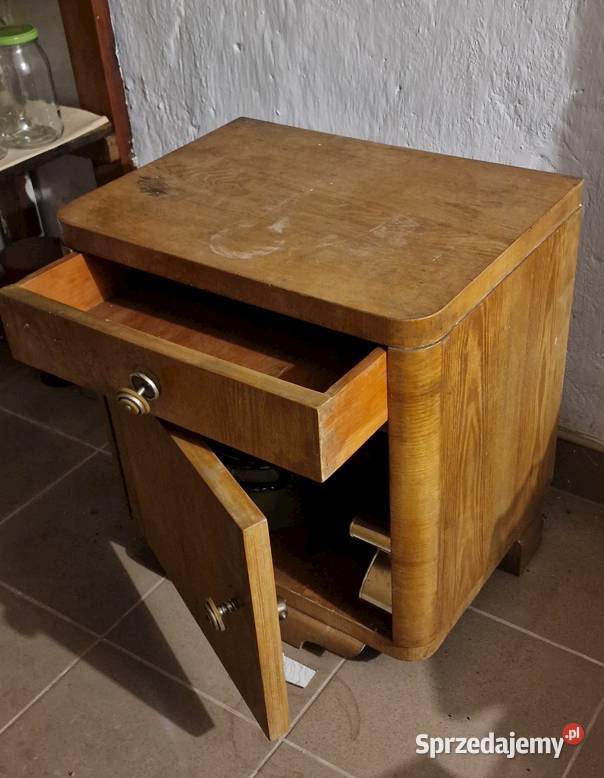 Para szafek nocnych Art Deco Vintage Komplet 2 Poznań