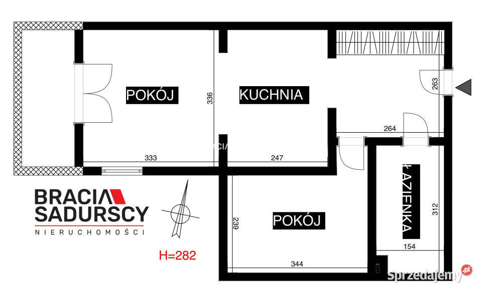 Mieszkanie Kraków 40m2 2 pokoje