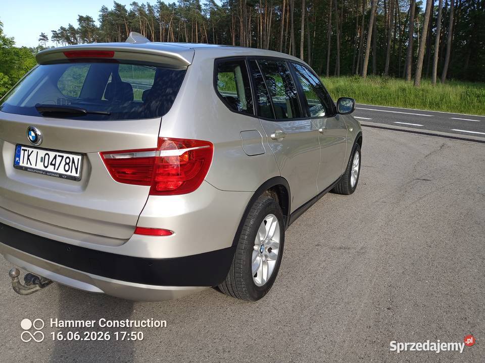 BMW x 3 nieuszkodzony X3 świętokrzyskie Chmielnik