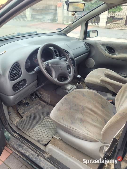 Seat Alhambra 19 TDI 90 2000r hak 7 miejsc Rok produkcji 2000 mazowieckie Ostrołęka